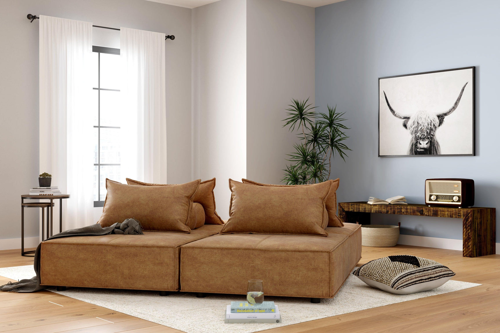 Bales Taupe Accent Chair - Ella Furniture