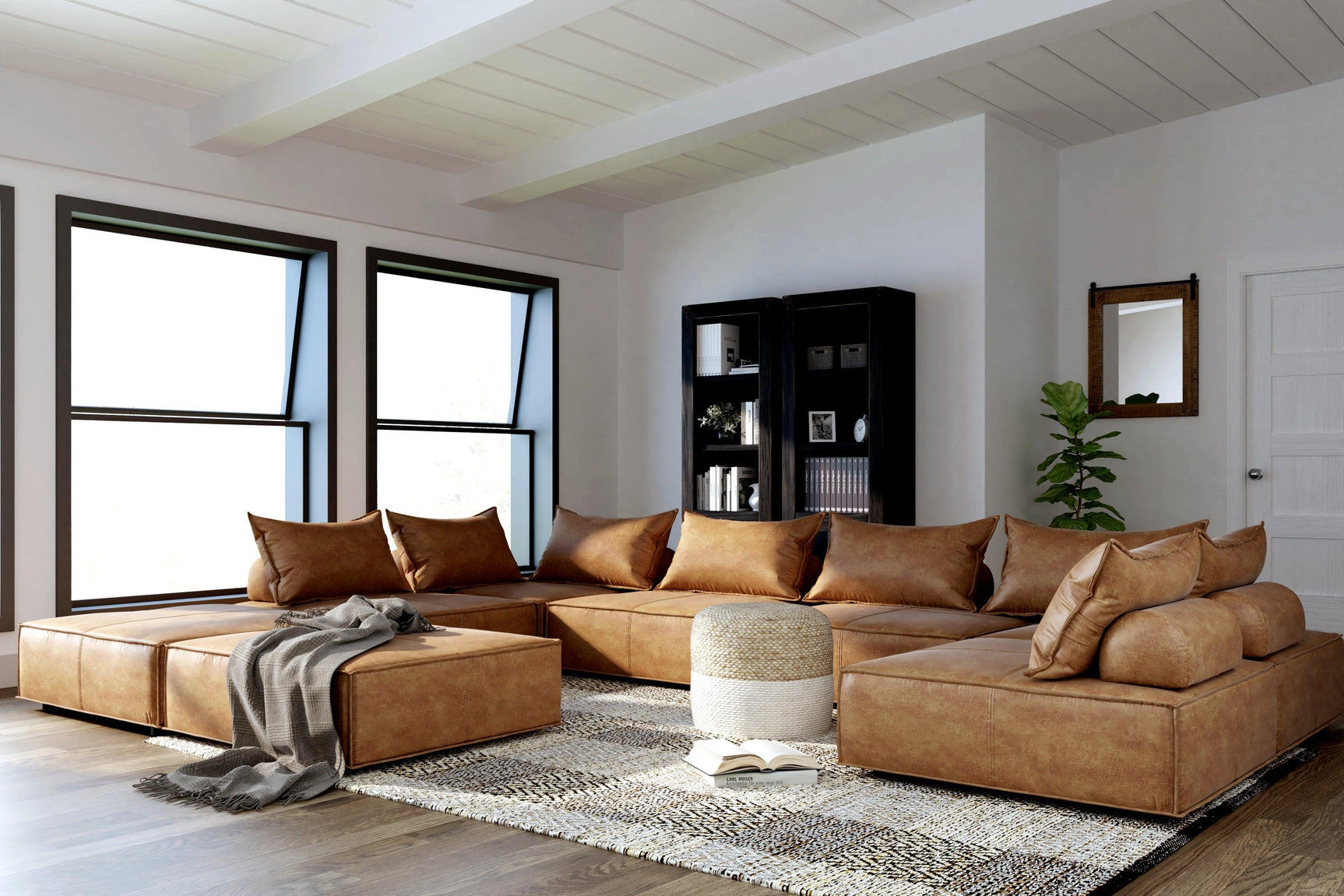 Bales Taupe Accent Chair - Ella Furniture