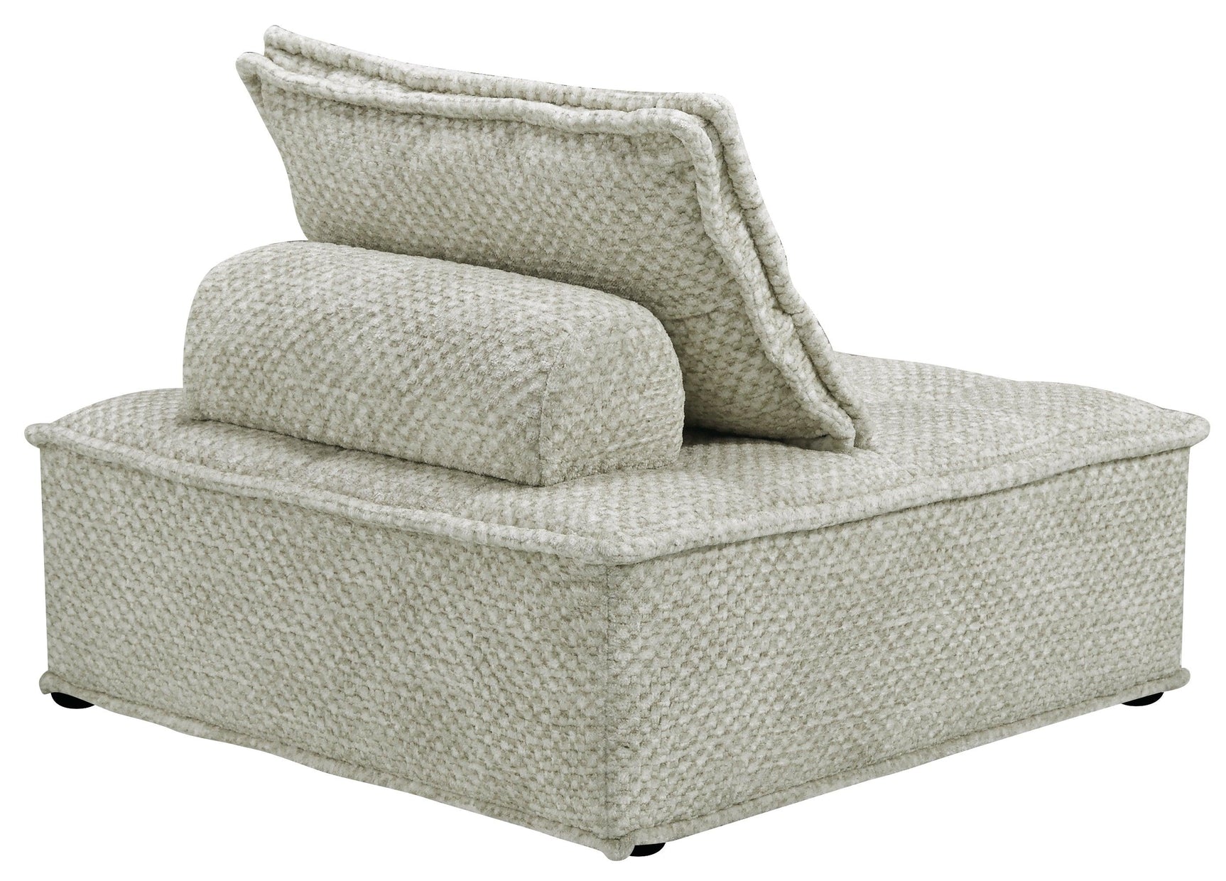 Back angle of Bales Taupe 8-Piece Modular Seating
