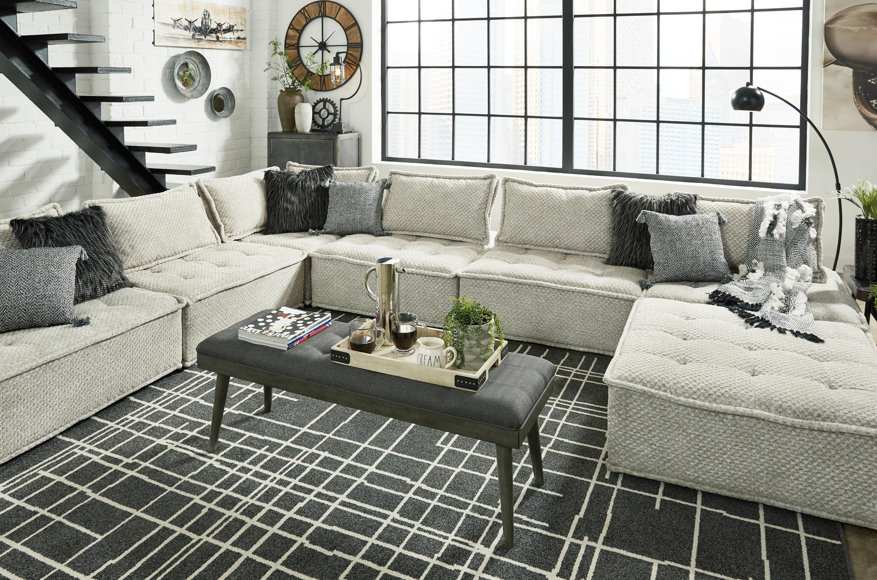 Bales Taupe Accent Chair - Ella Furniture