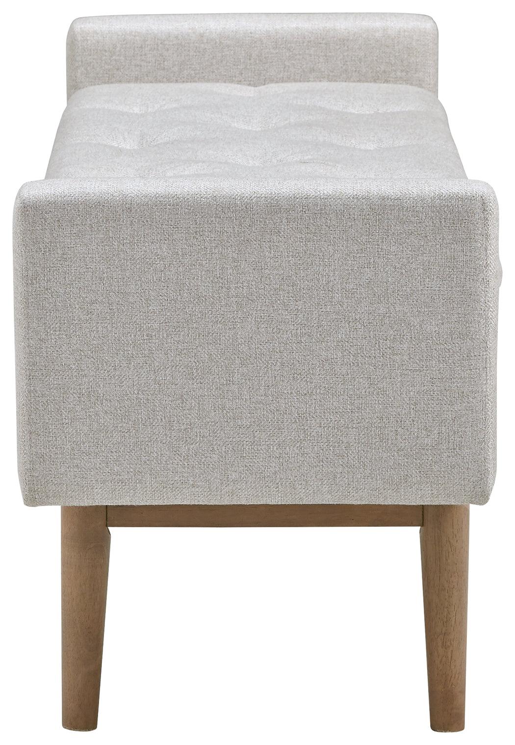 Briarson Storage Bench side profile view