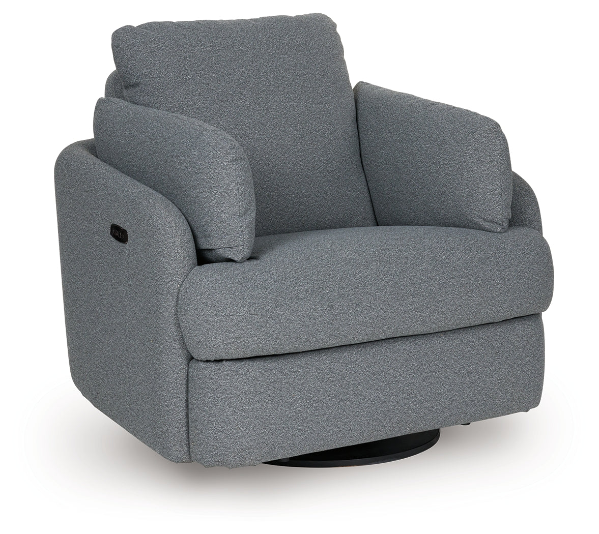 Alainmont swivel power recliner angled closed position