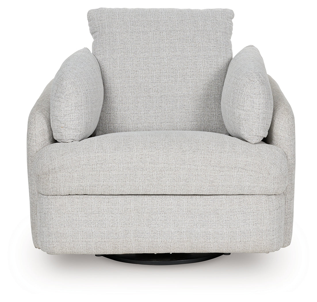 Front head-on view of Alainmont stone recliner
