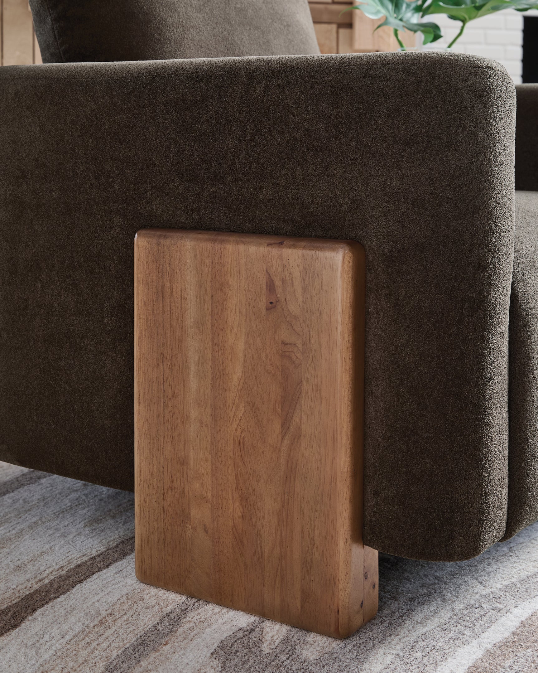 Dairlett Brown fabric swatch showing color and texture