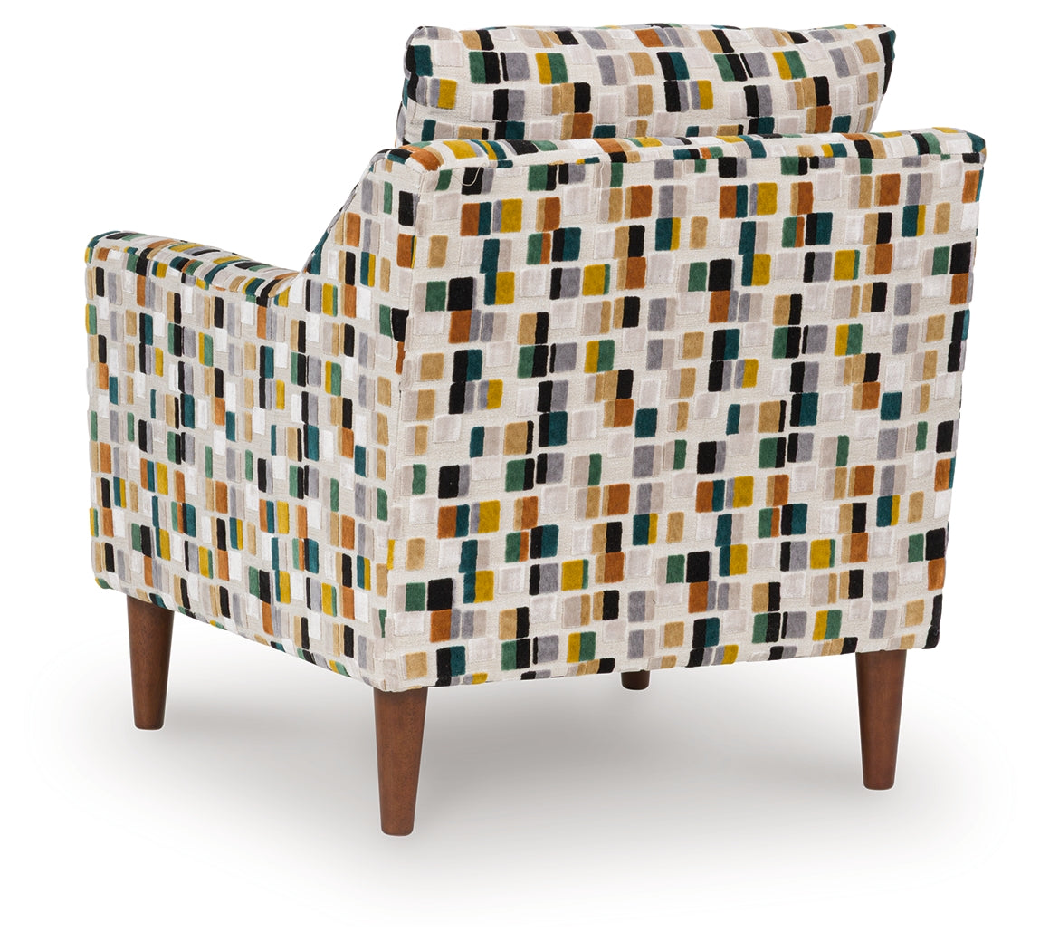 Close-up detail of Fenna Accent Chair upholstery