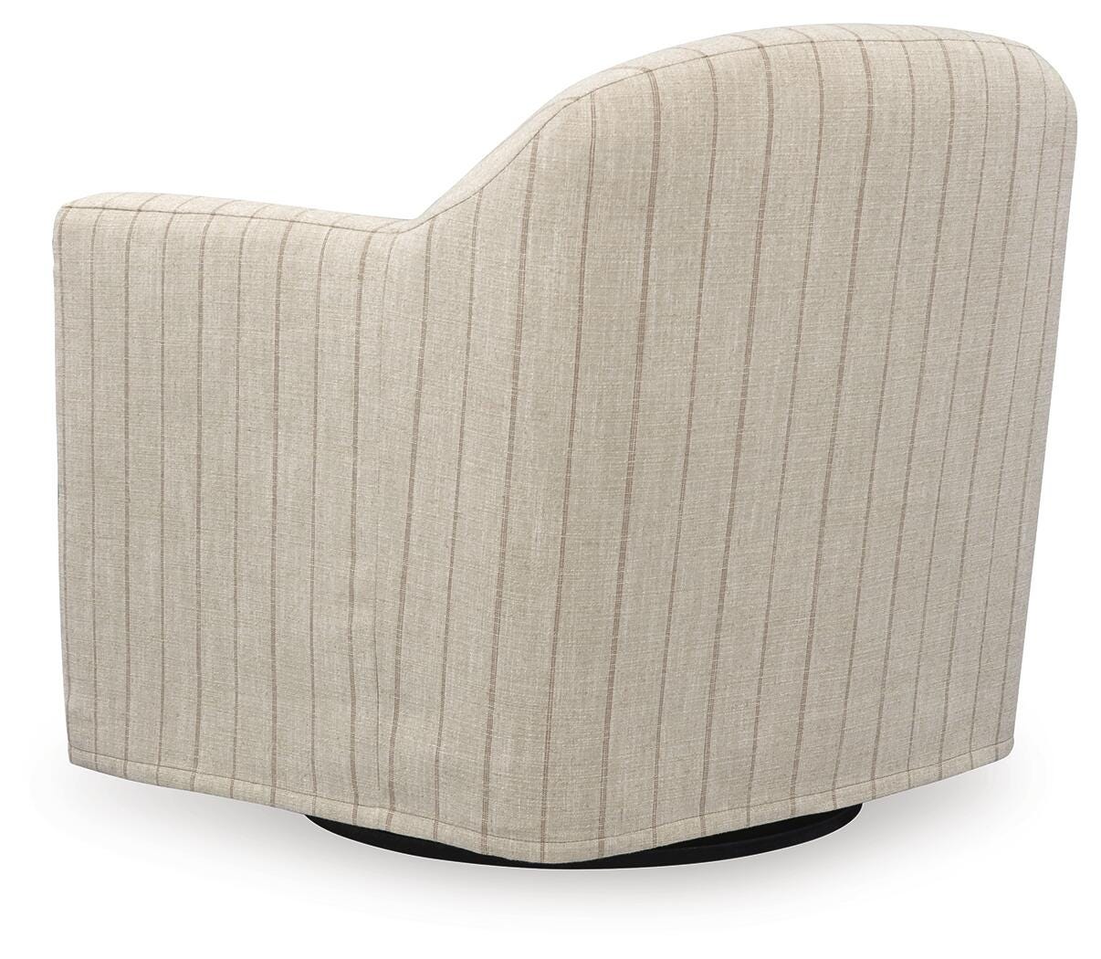 Valwick Cream/Brown Swivel Accent Chair view 5