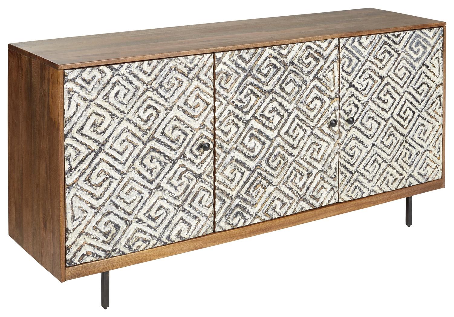 Kerrings Accent Cabinet front view highlighting color finishes