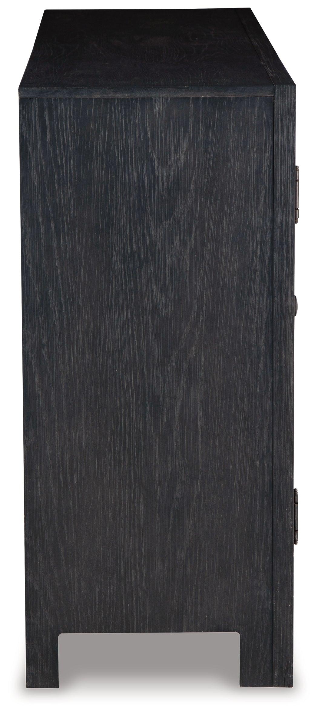 Side view of Lenston Accent Cabinet