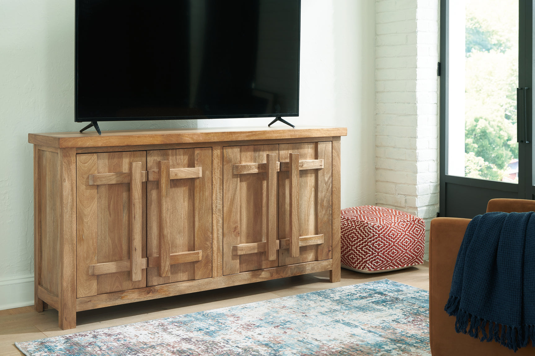 Dresor Accent Cabinet with TV on top