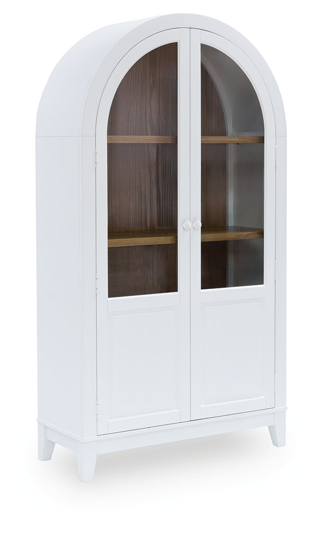 Dagandale accent cabinet angled view with closed doors
