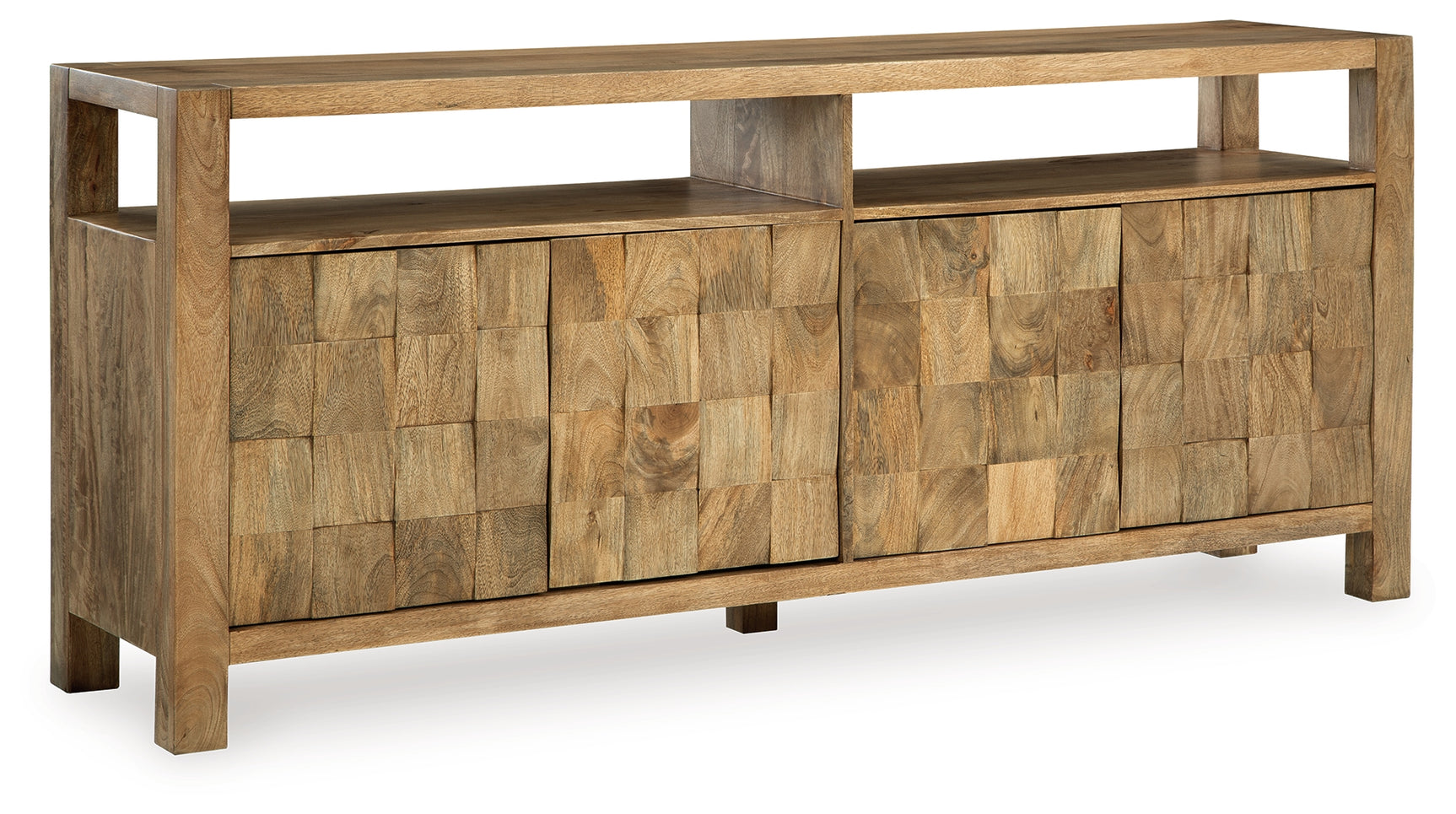 Hudwick Accent Cabinet side angle with doors closed