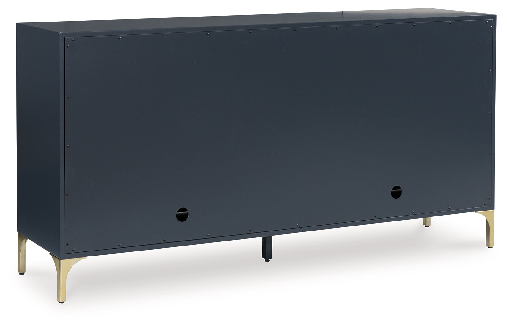 Loirwick Accent Cabinet back showing cable openings