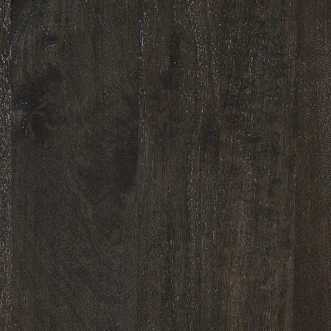 Close-up of espresso brown wood finish on Elliston Accent Cabinet