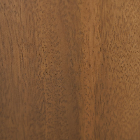 Side view of Fitzroy Accent Cabinet natural wood finish