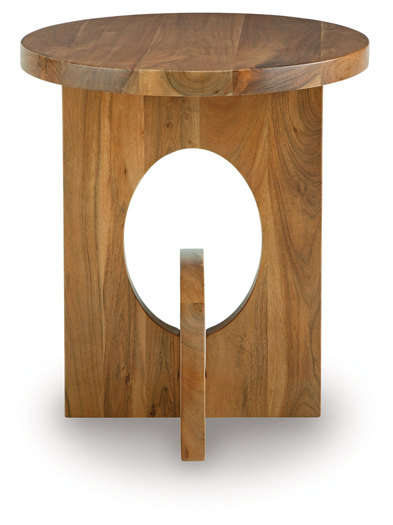 Hollbourne Accent Table side profile