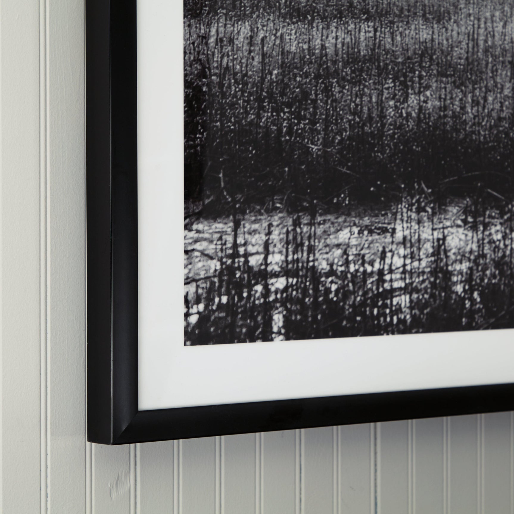 Detail of Deborland Wall Art texture and acrylic front