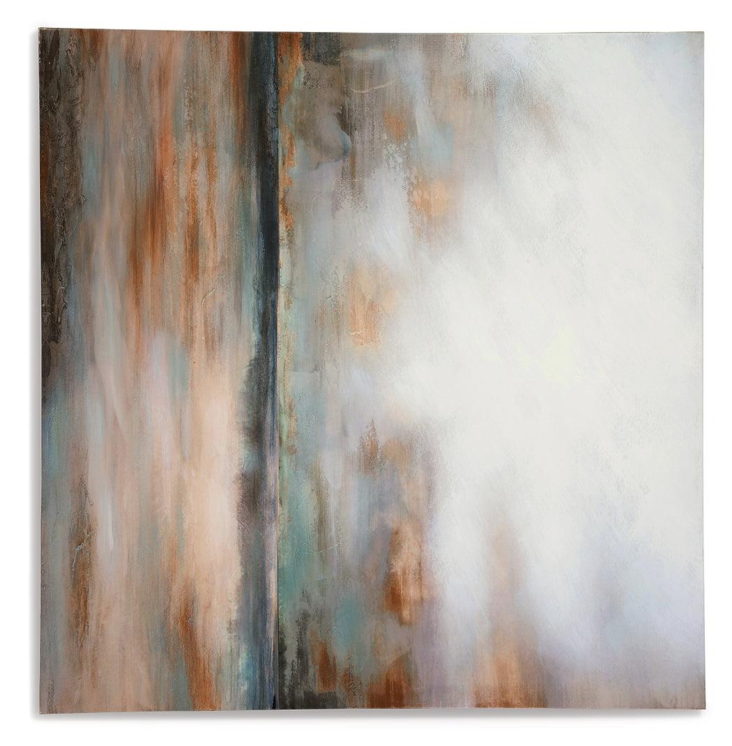 Alternate frontal view of Weatheridge wall art