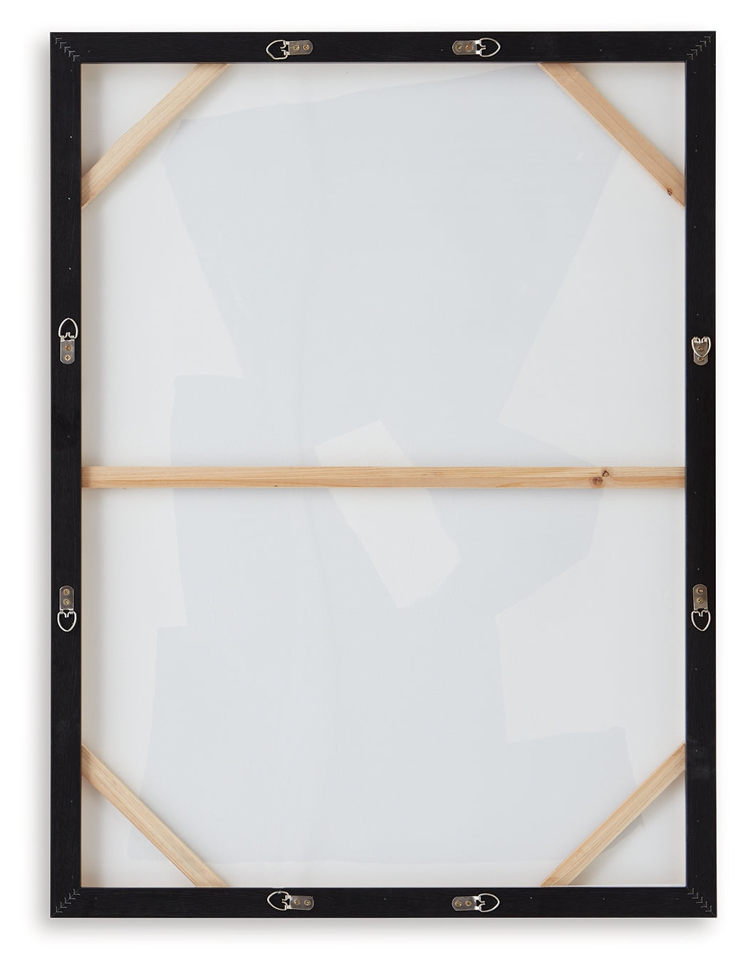 Garviery Wall Art back view showing D-ring bracket