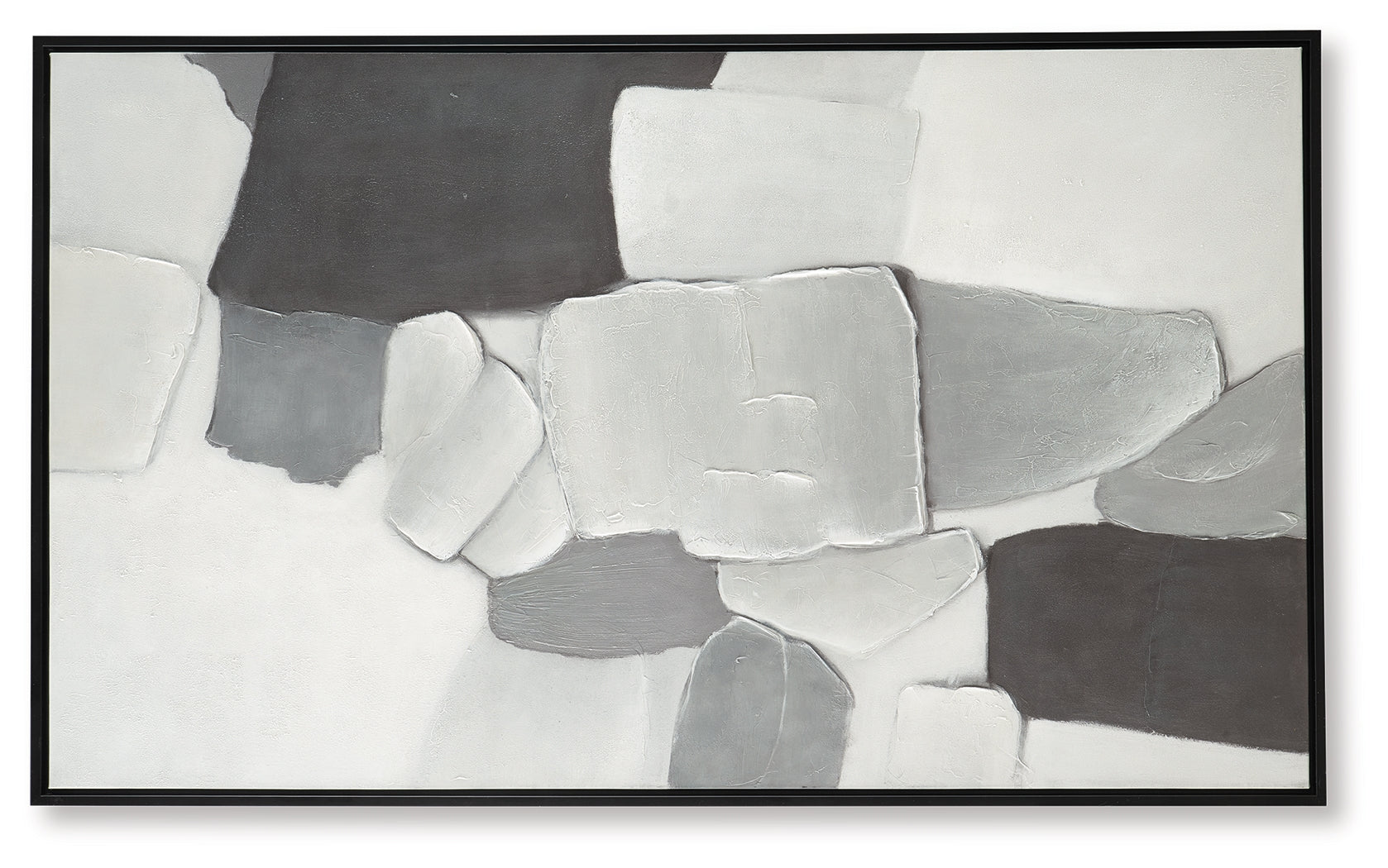 Adilson Wall Art rear view with sawtooth hanger