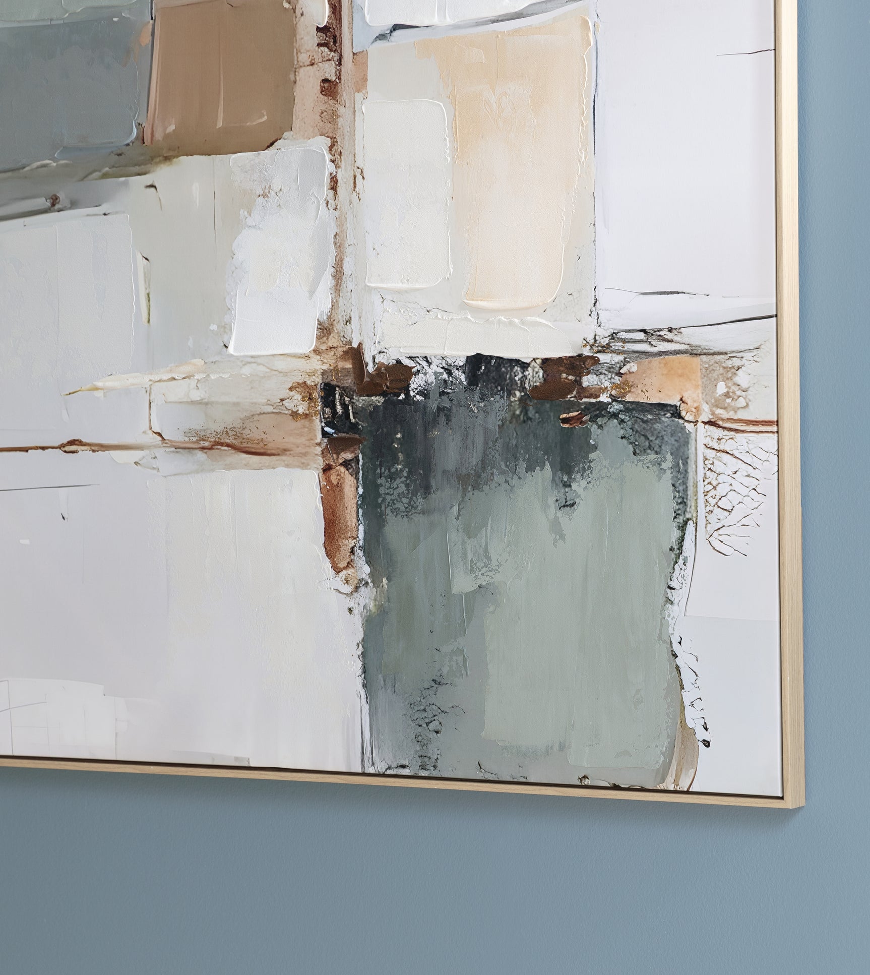 Trailport Wall Art, corner detail showcasing frame