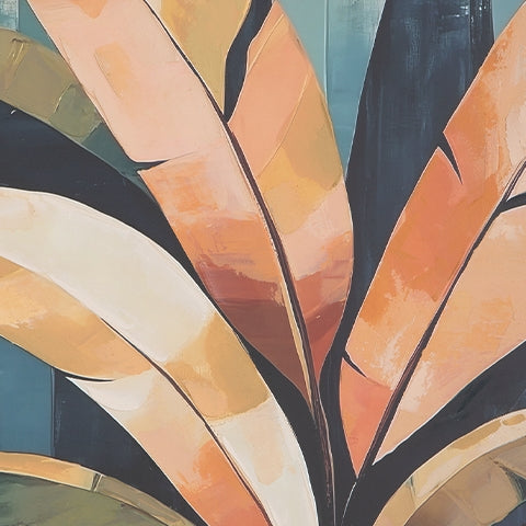 Laurelie multi-color wall art by Ashley front view
