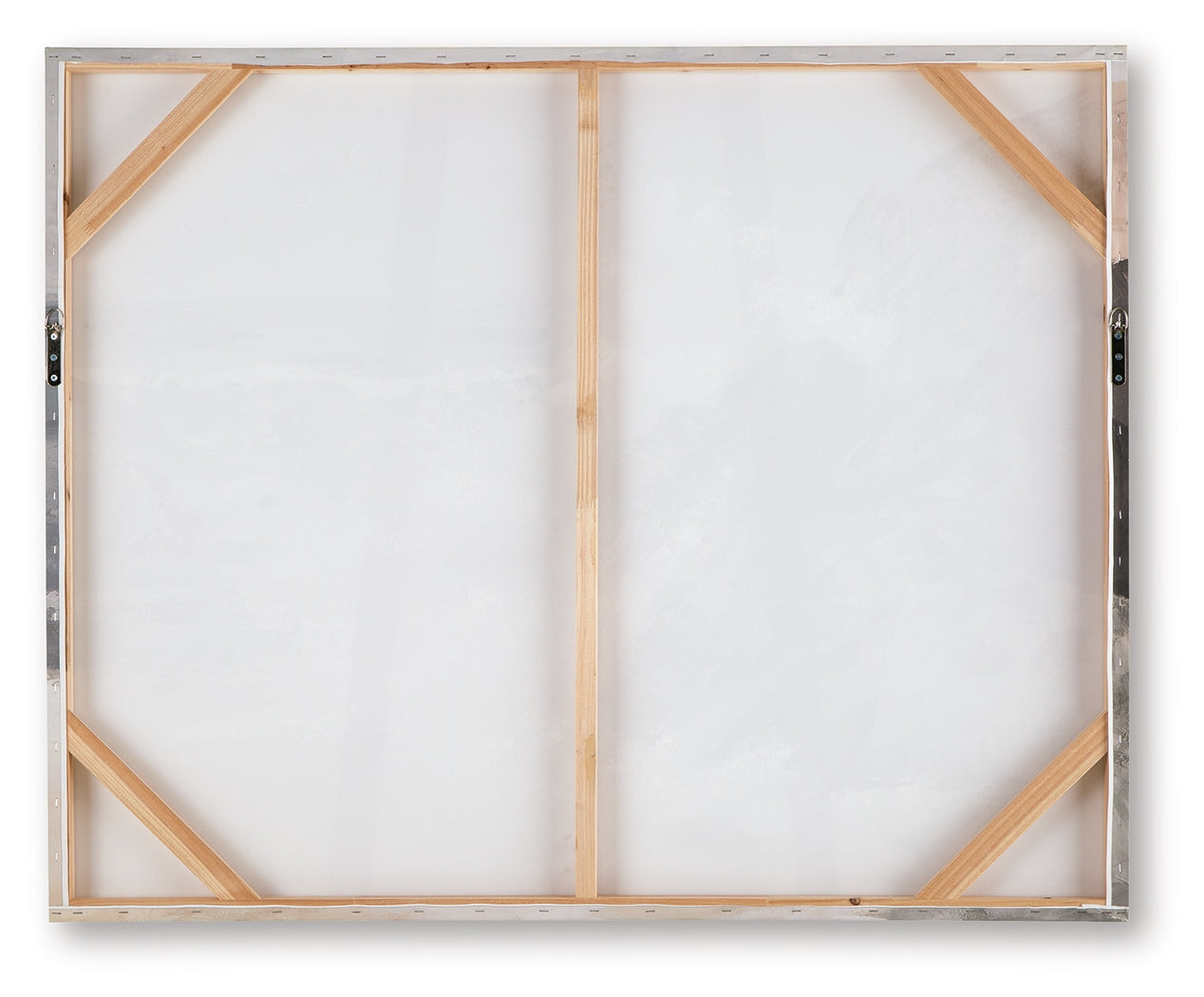 Worthner wall art back view with hanging bracket