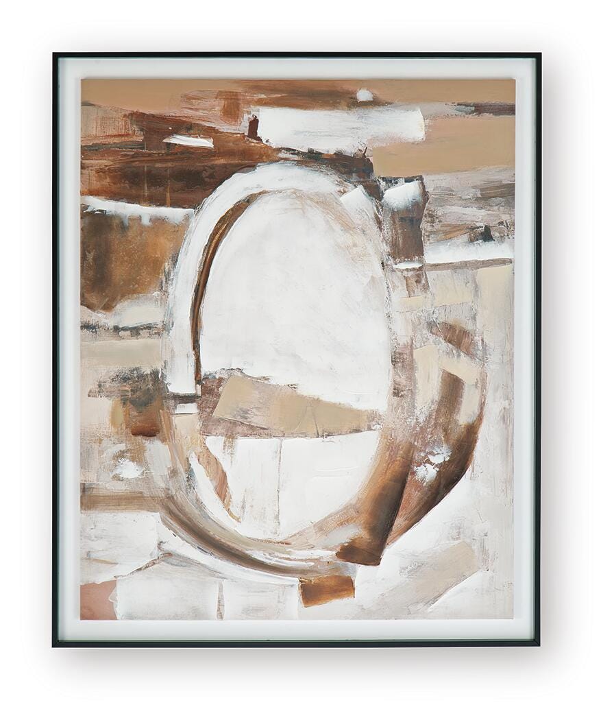 Bradlow Brown/White/Black Wall Art view 5