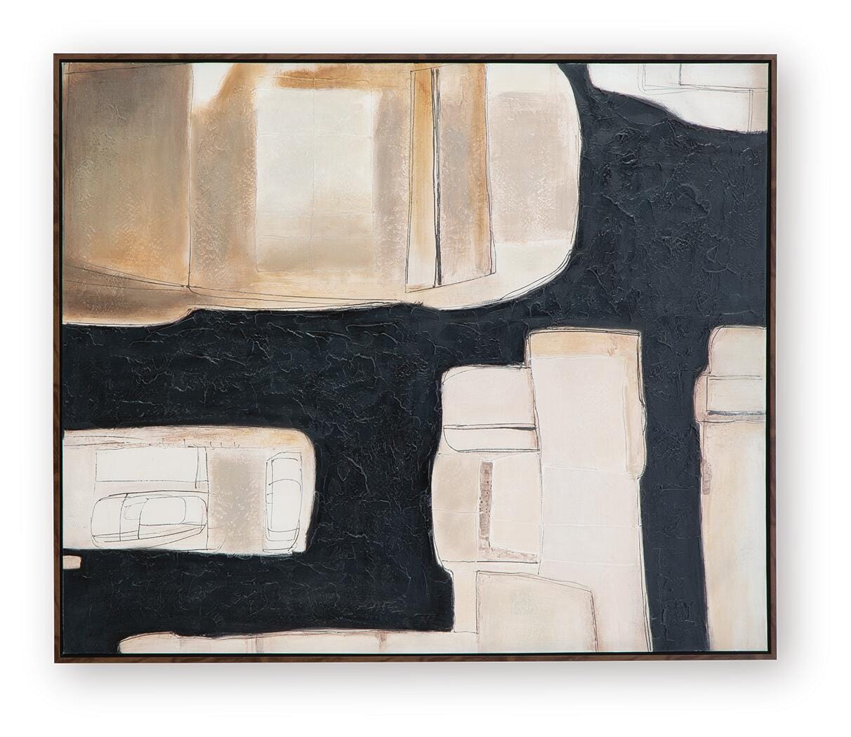 Feyville Black/Brown/Cream Wall Art view 6