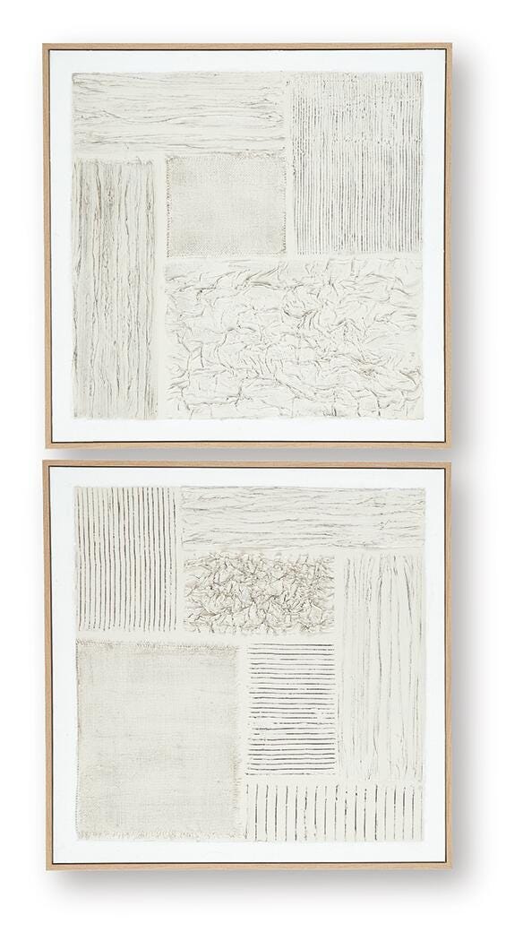 Andorfield Beige/Black/White Wall Art (Set of 2) view 4