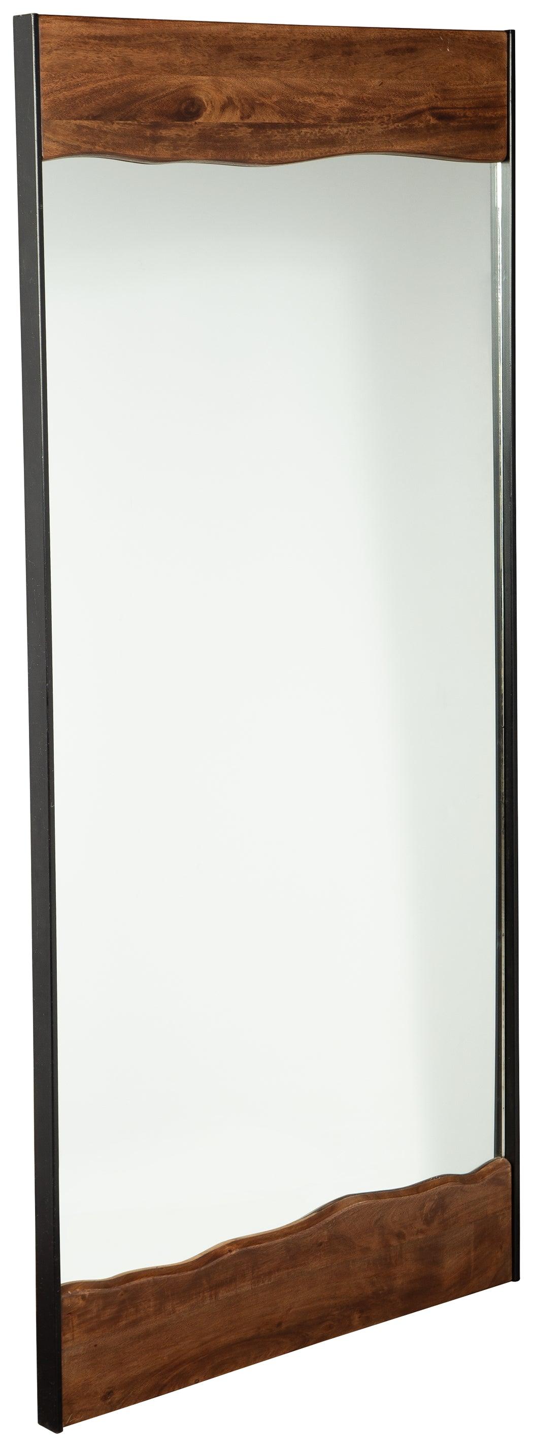Panchali Floor Mirror angled side view