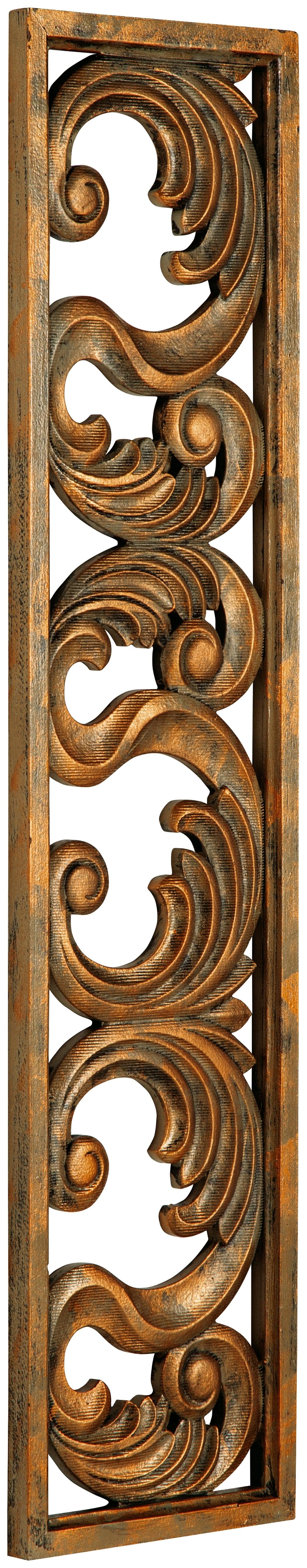 Candelario Wall Decor angled view highlighting texture