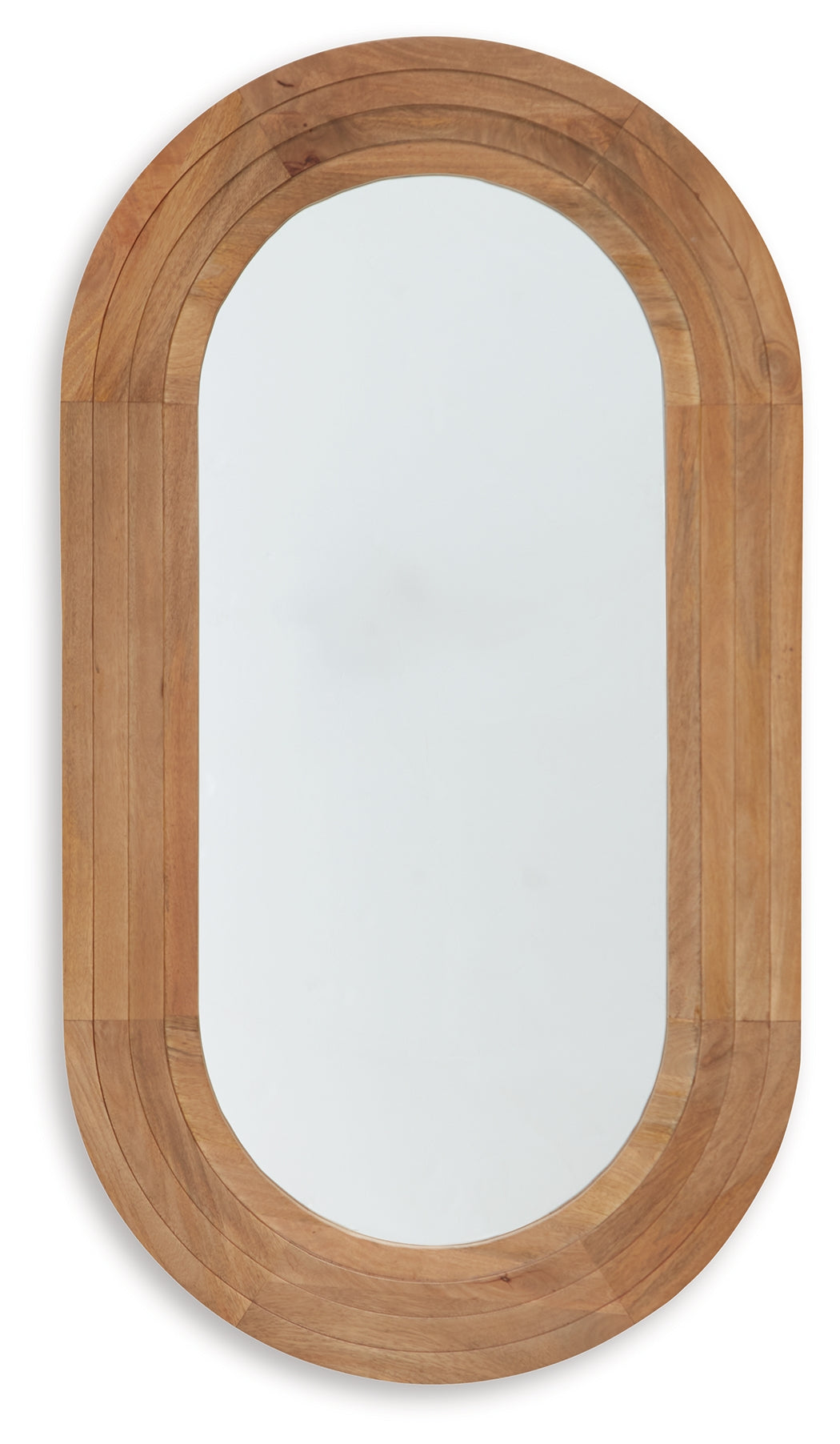 Daverly accent mirror head-on view hanging vertically