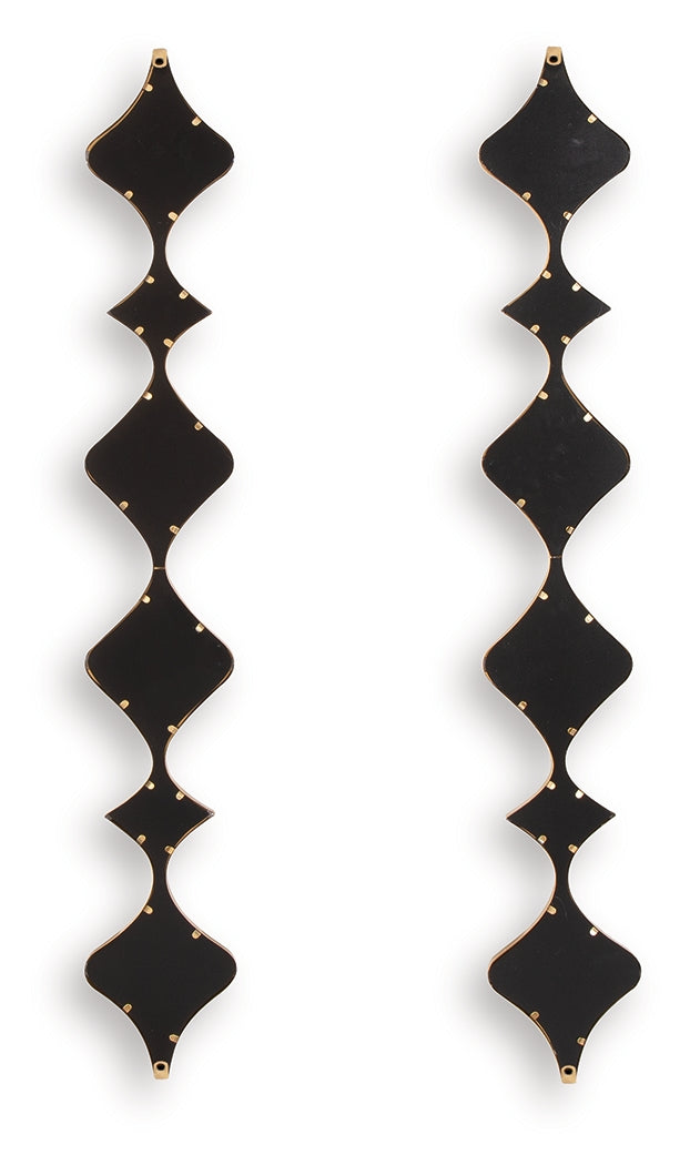 Harriswood accent mirror back detail