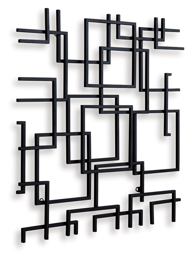 Aadanton Black Wall Decor