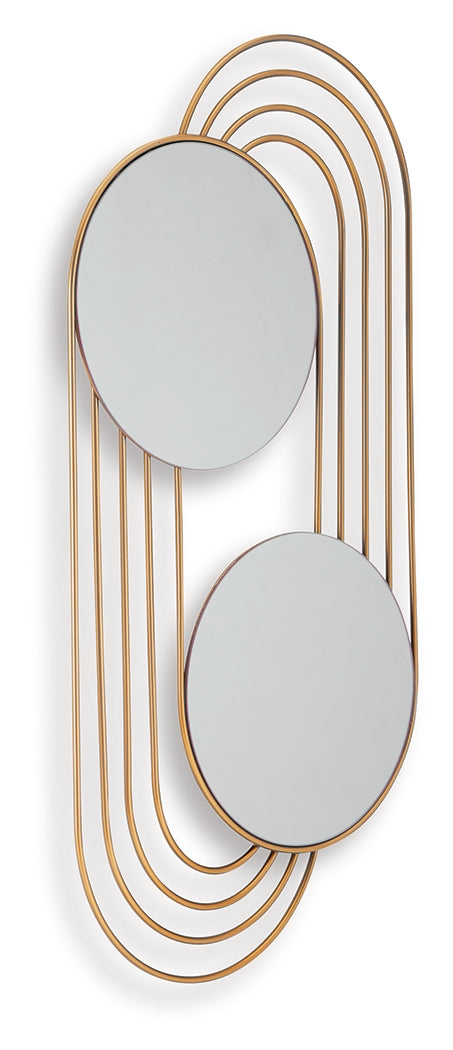 Warrenley Accent Mirror angled side view