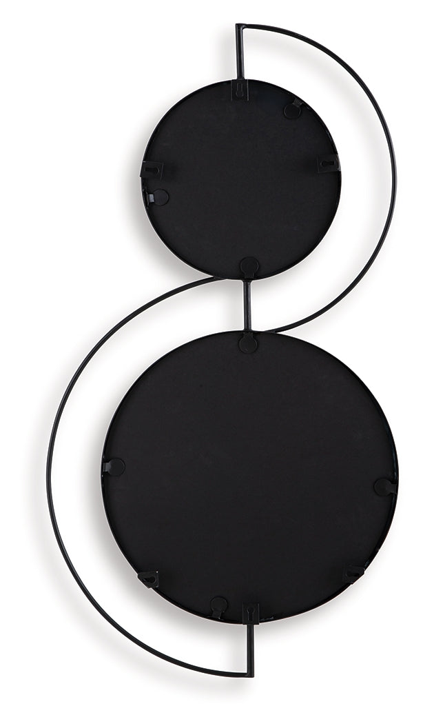 Back view of Shayham Accent Mirror