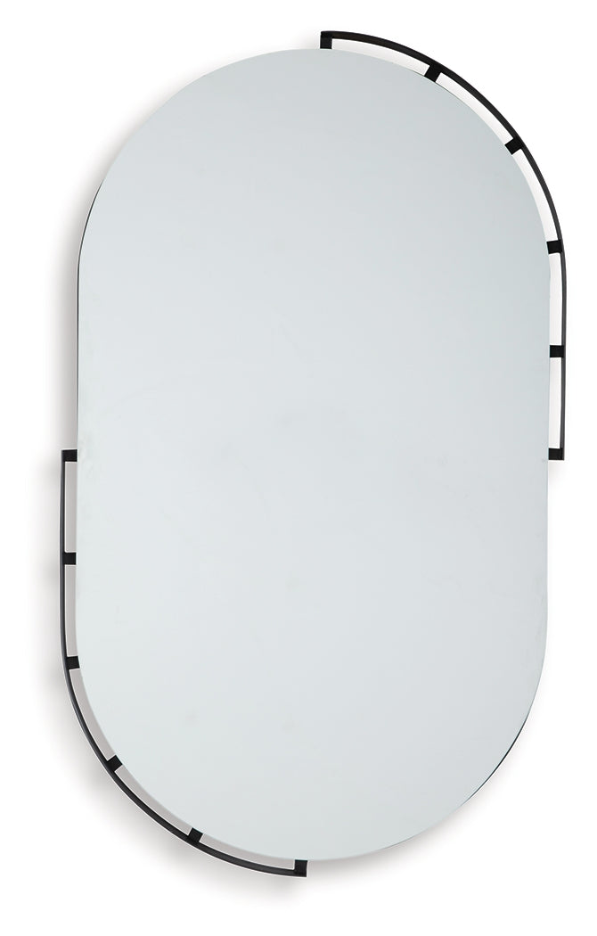 Valkings Oval Mirror head-on angle
