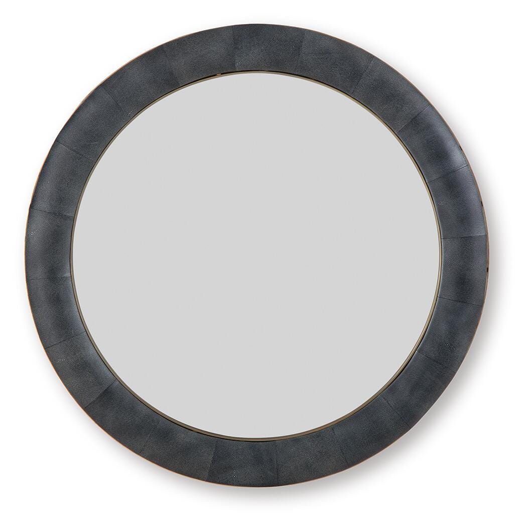 Corinsworth Charcoal/Brass Finish Accent Mirror view 2