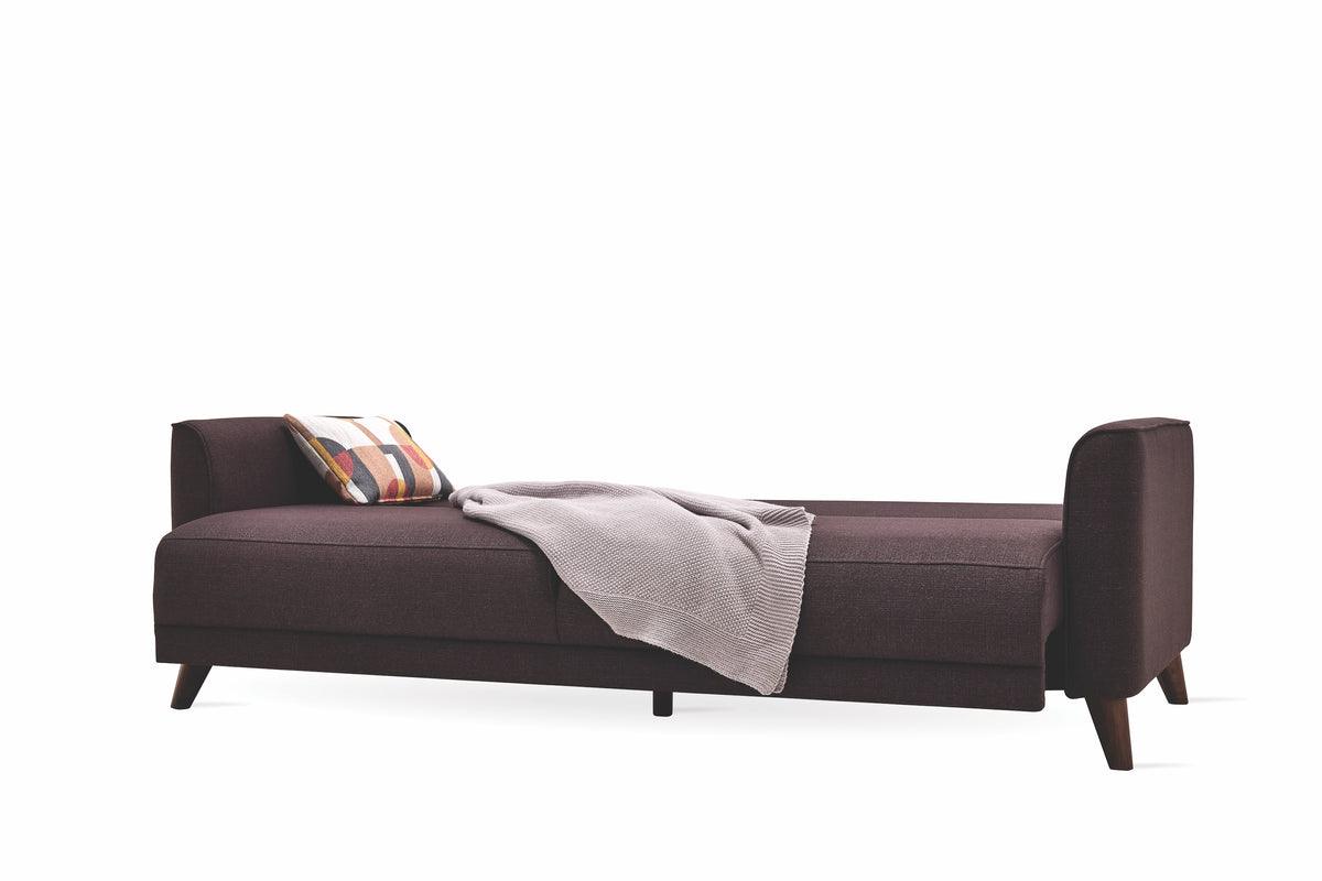 Alto sofa bed with storage opened from top