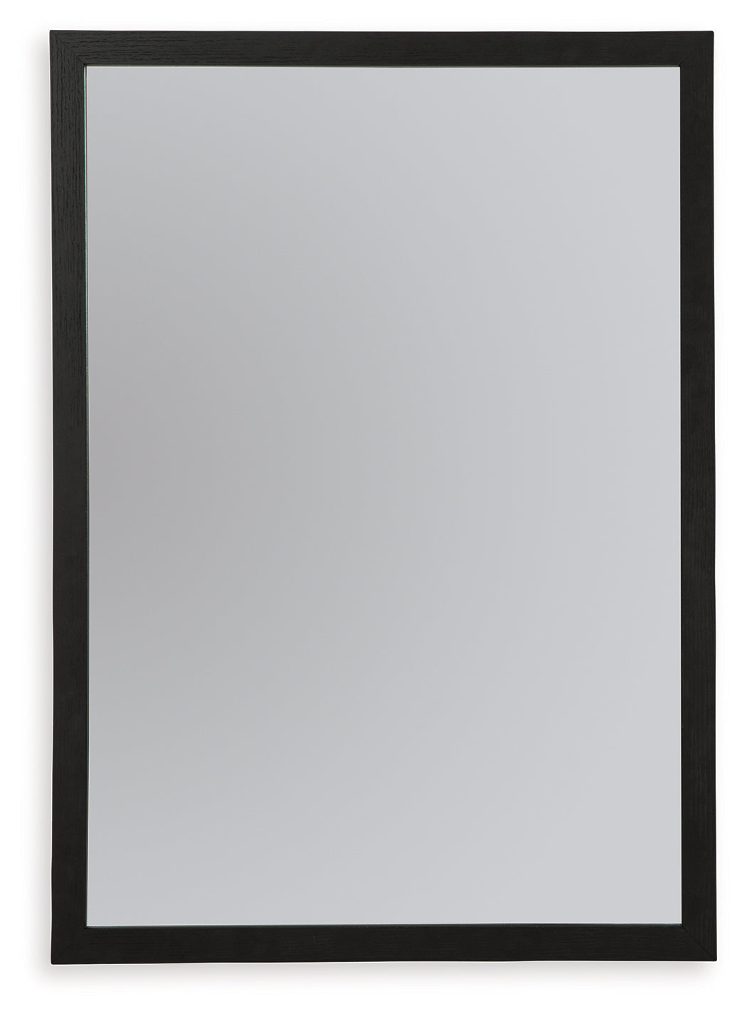 Danziar bedroom mirror front view with matte black frame
