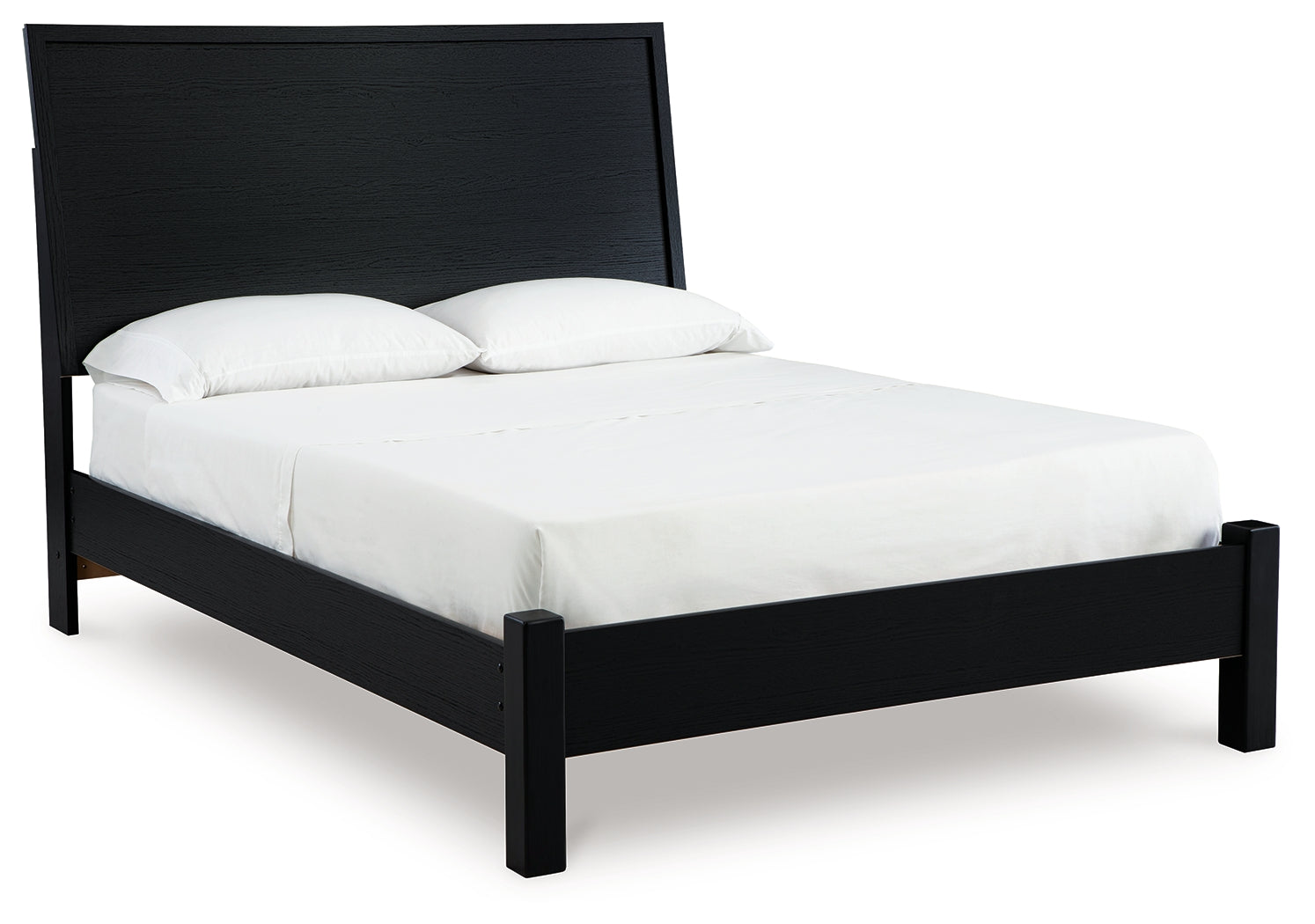 Danziar Black Full Panel Bed corner detail