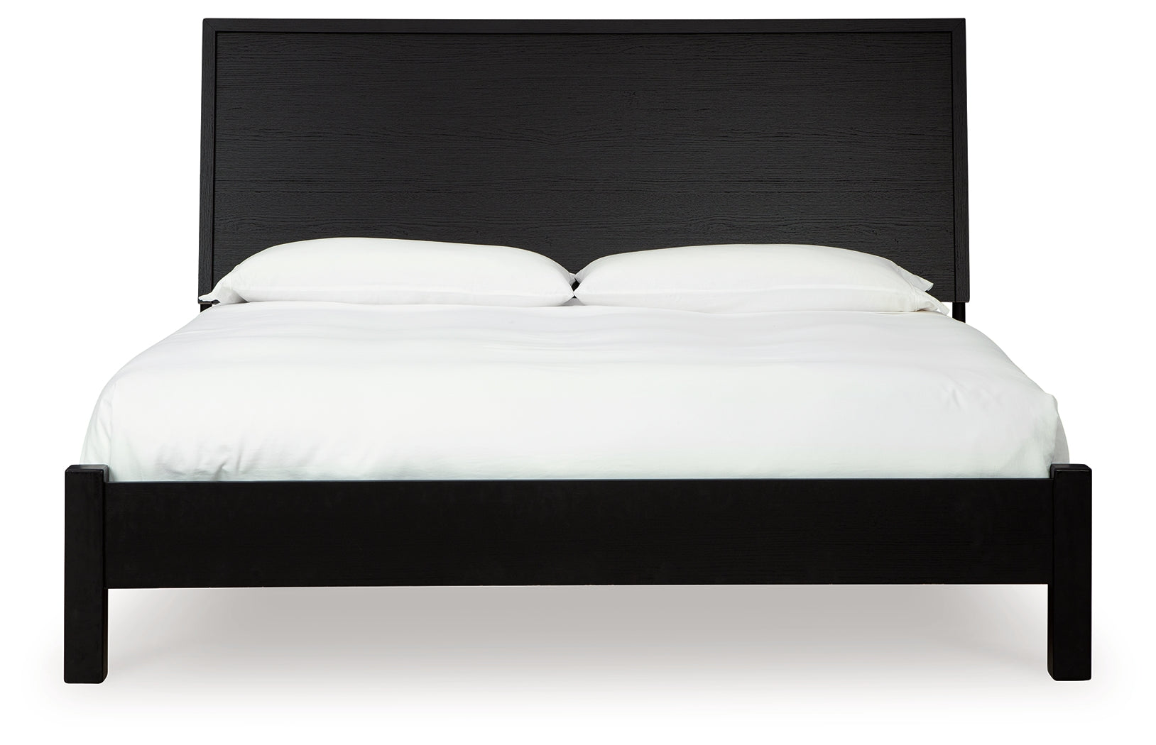 Danziar Black Queen Panel Bed