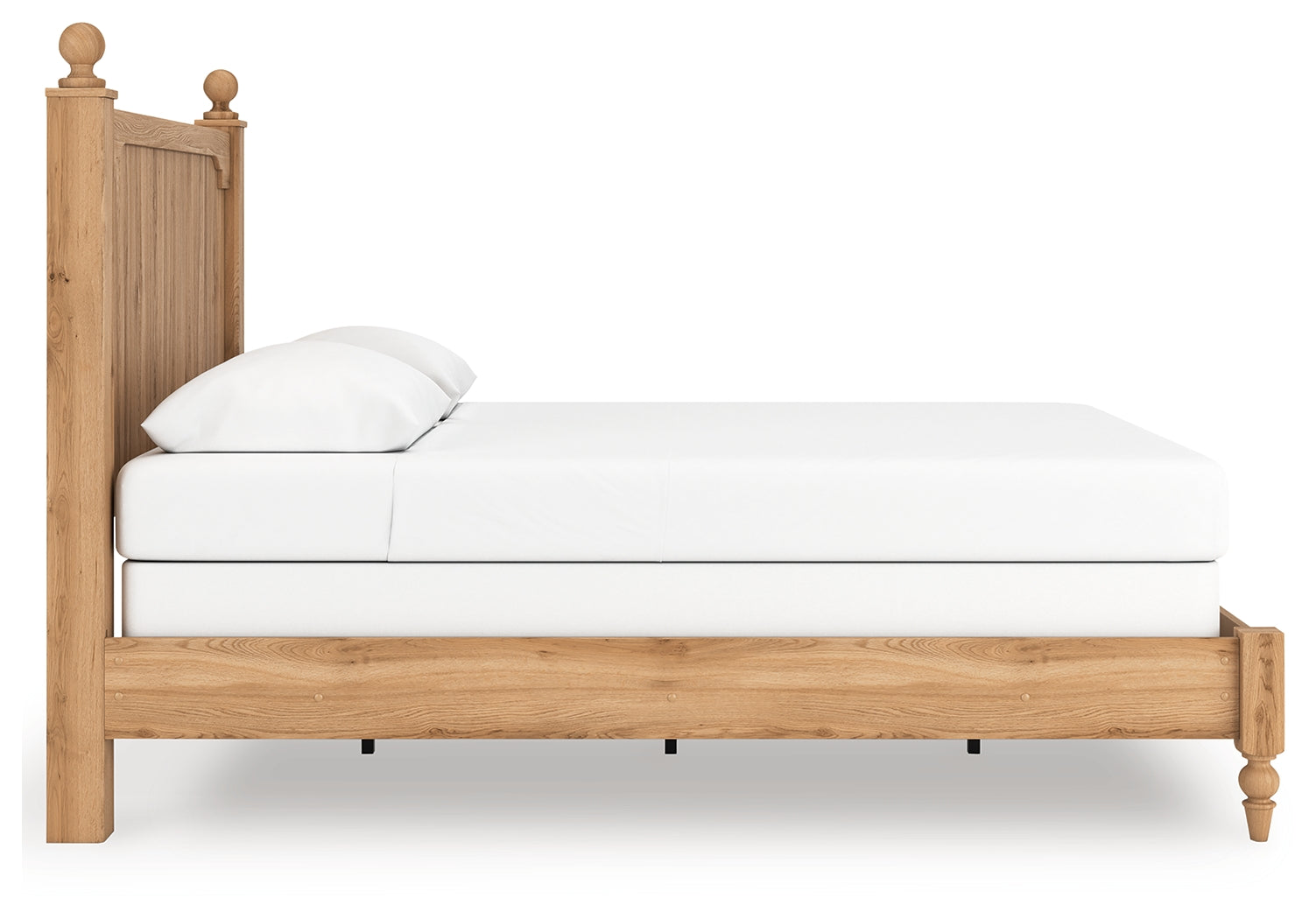 Aleaport Queen Panel Bed angled back view
