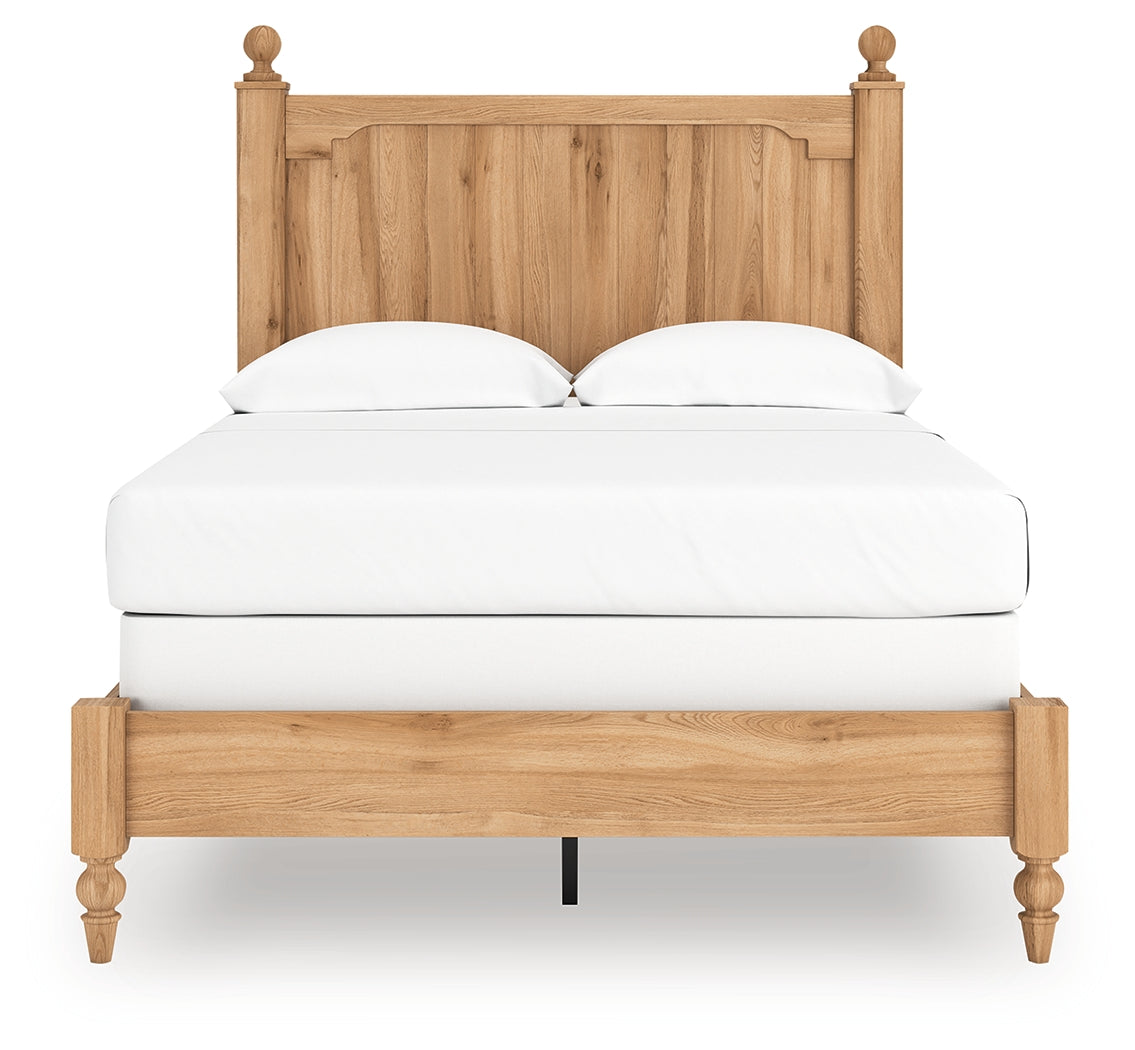 Aleaport Full Panel Bed head-on view