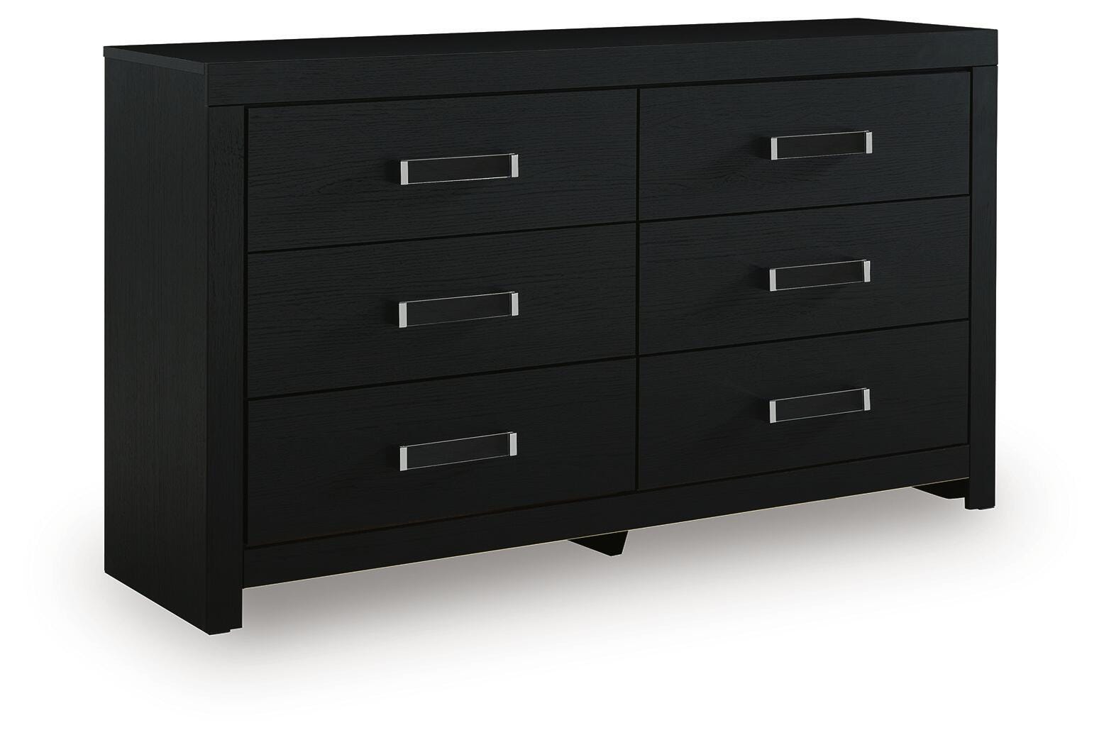 Maeling Black Dresser angled view