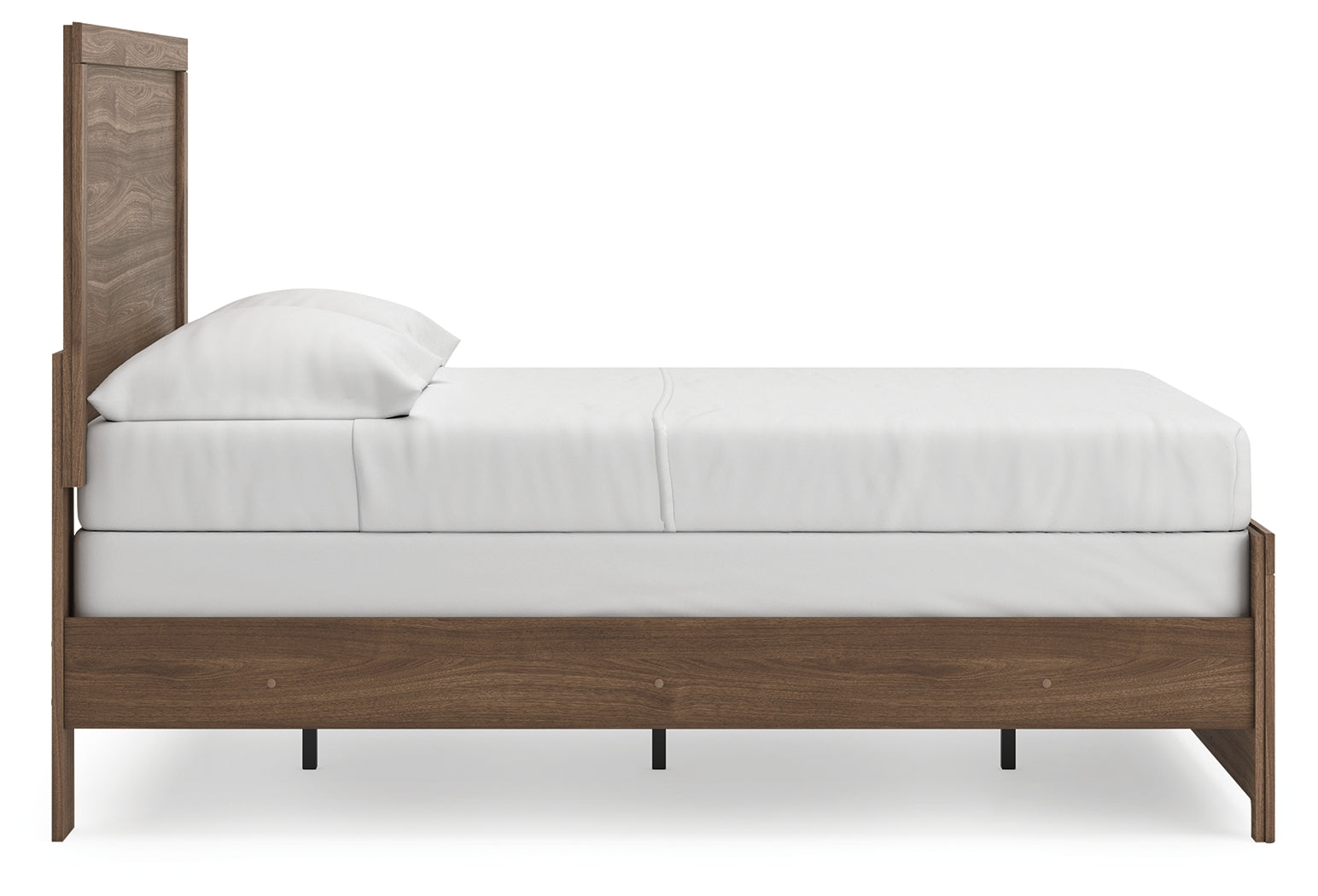 Side view of full panel bed