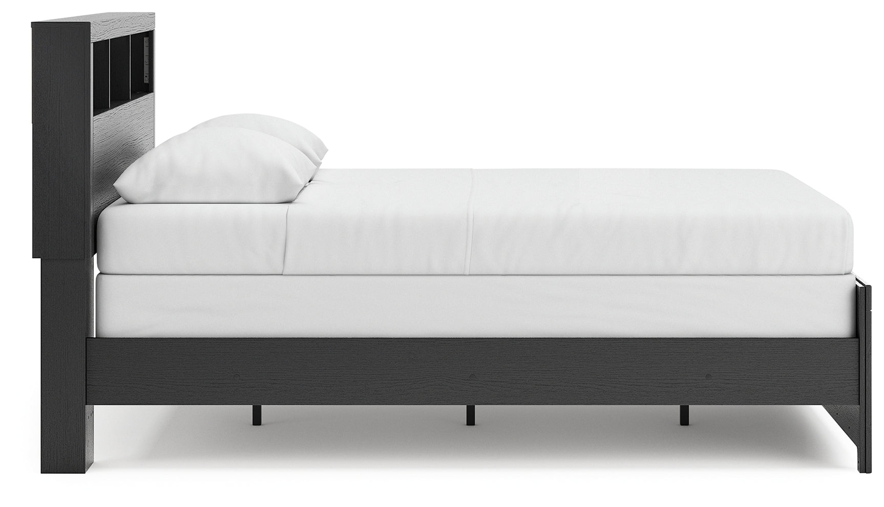 Side view of Broachmyn Queen Bookcase Bed