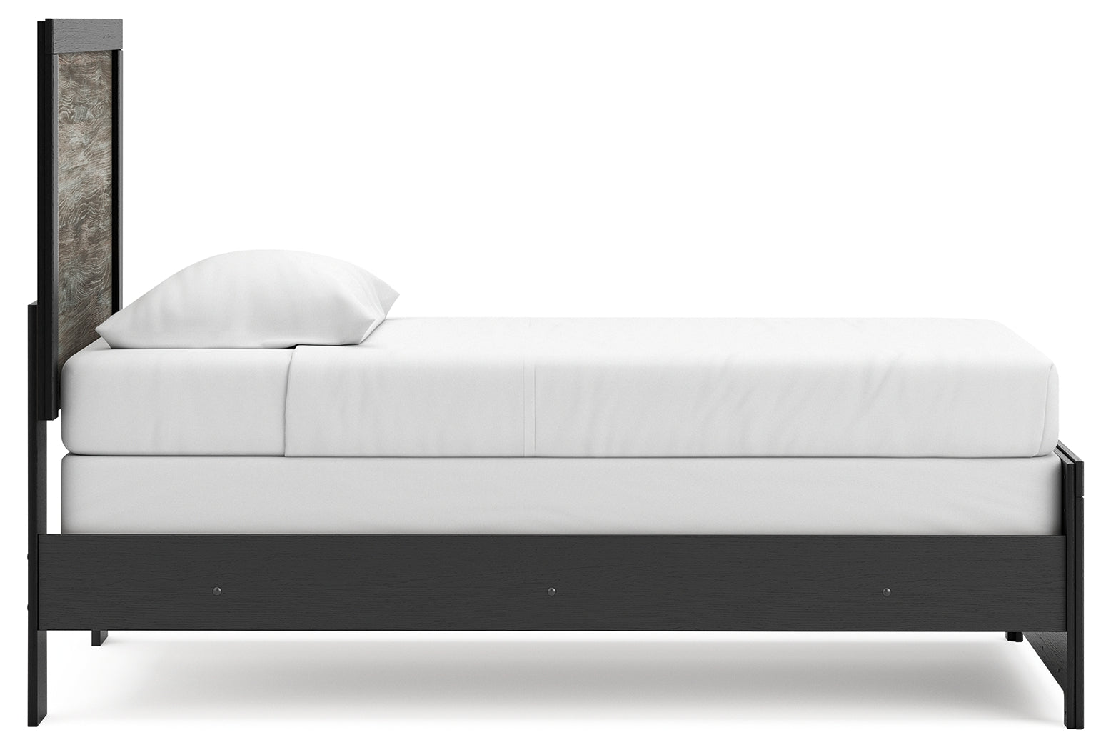 Side alternate angle of Broachmyn Twin Panel Bed