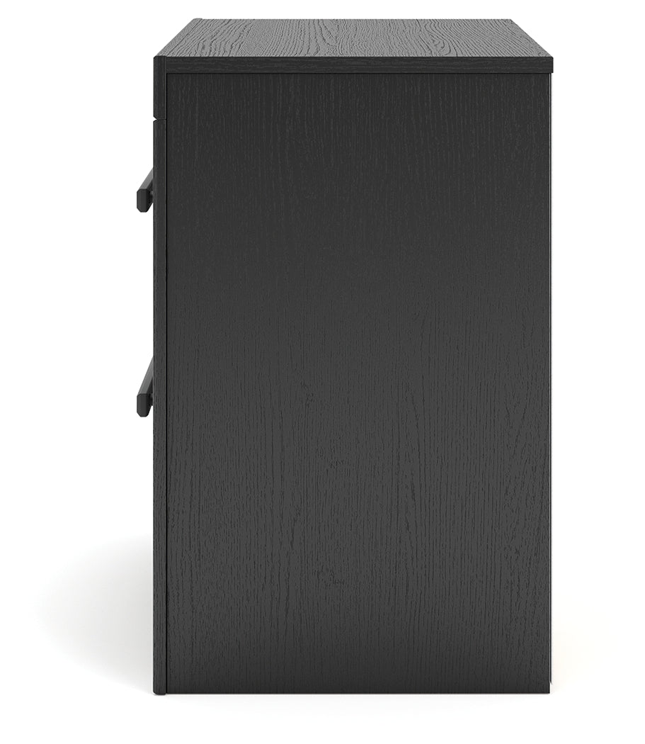Broachmyn nightstand alternate side view