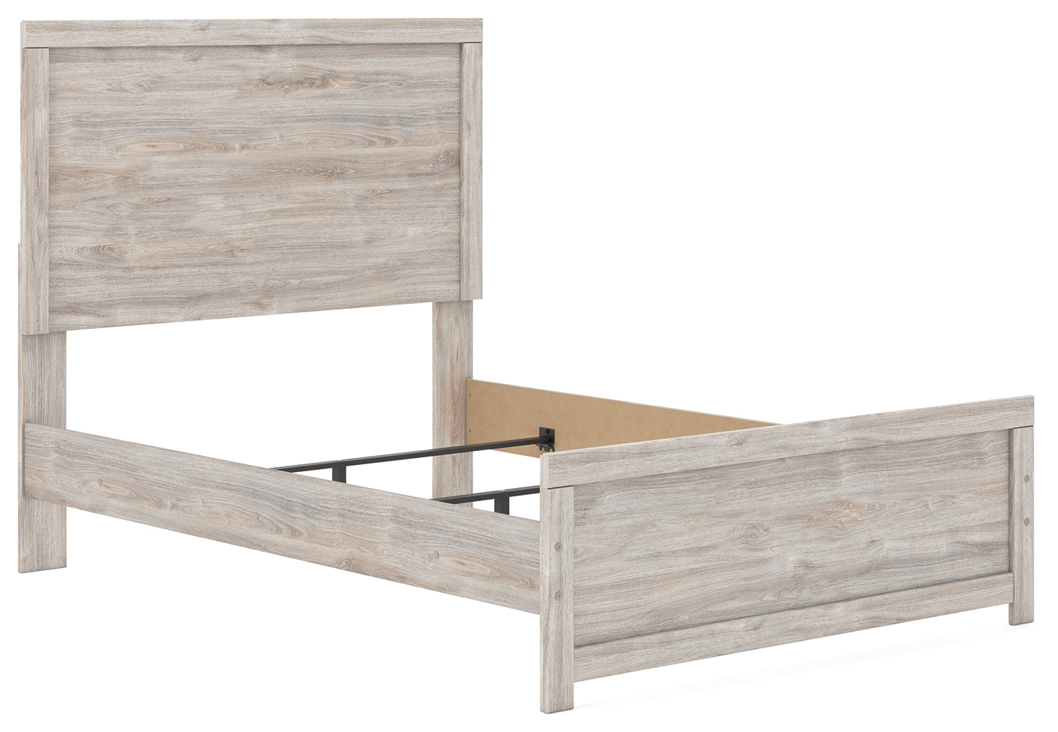 Broachmyn Full Panel Bed angled nightstand side